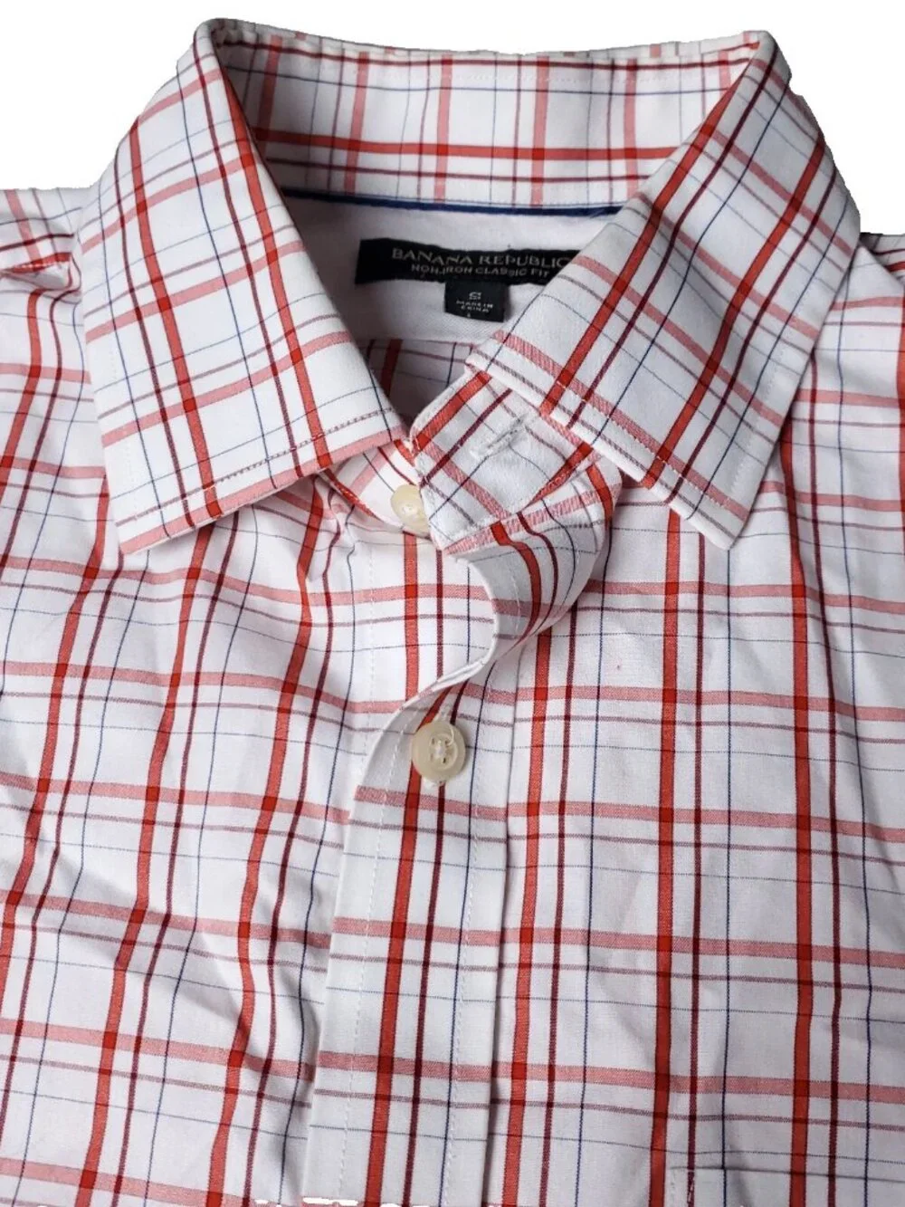 Banana Republic Shirt Mens S Small Classic Fit   Button Long Sleeve Non Iron